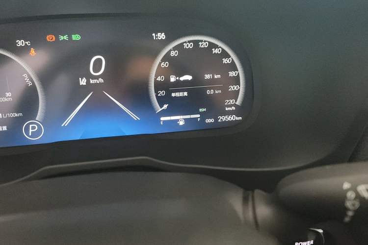 Used Toyota Wildlander 2023 Dual-Motor 2.5L E-CVT Four-Wheel Drive Prestige Edition Odometer Close Up