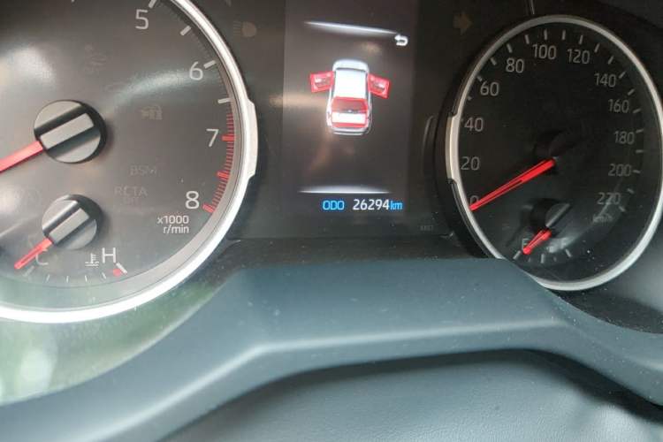 Used Toyota Wildlander 2023 2.0L CVT Two-Wheel Drive Urban Edition Odometer Close Up