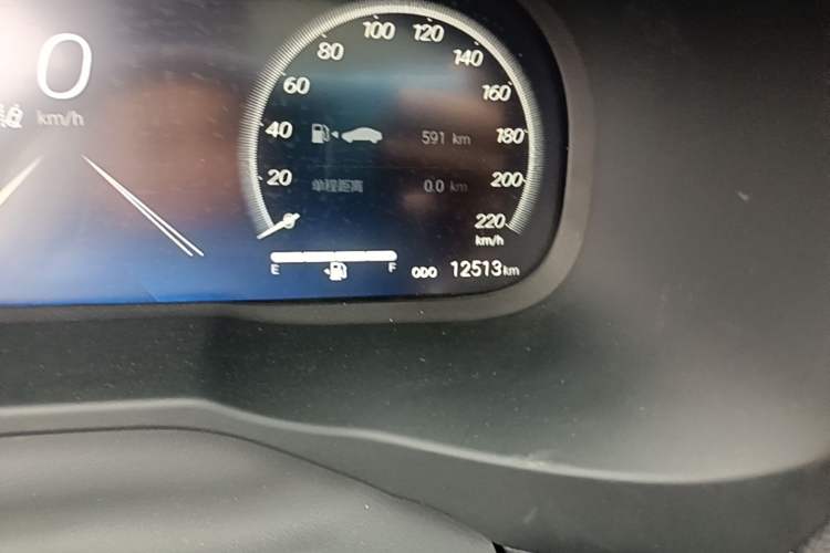 Used Toyota Wildlander 2023 2.0L CVT Two-Wheel Drive Luxury PLUS Edition Odometer Close Up