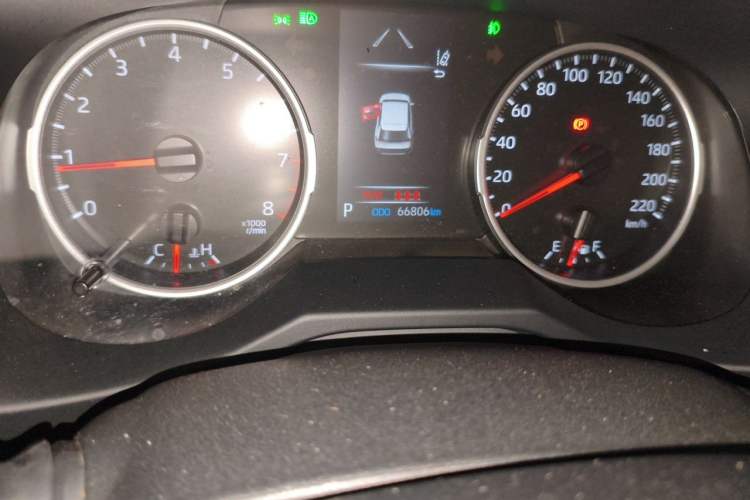 Used Toyota Wildlander 2023 2.0L CVT Two-Wheel Drive Urban Edition Odometer Close Up