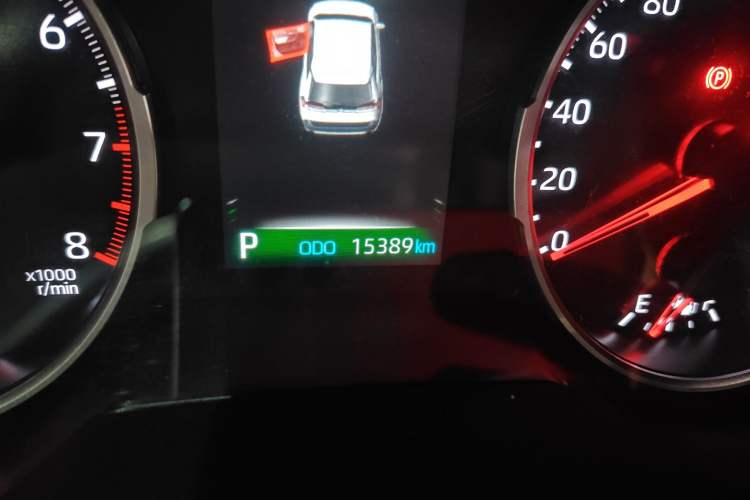 Used Toyota Wildlander 2023 2.0L CVT Two-Wheel Drive Urban Edition Odometer Close Up