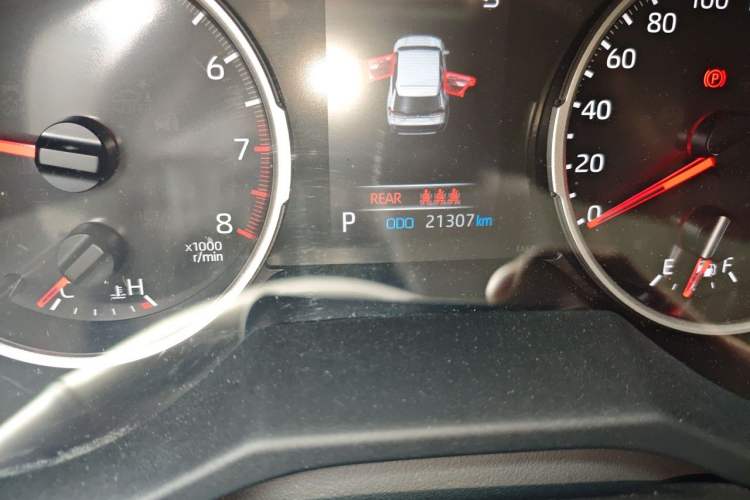 Used Toyota Wildlander 2023 2.0L CVT Two-Wheel Drive Leading Edition Odometer Close Up