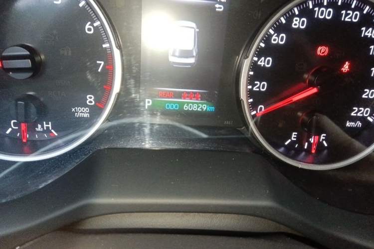 Used Toyota Wildlander 2023 2.0L CVT Two-Wheel Drive Urban Edition Odometer Close Up