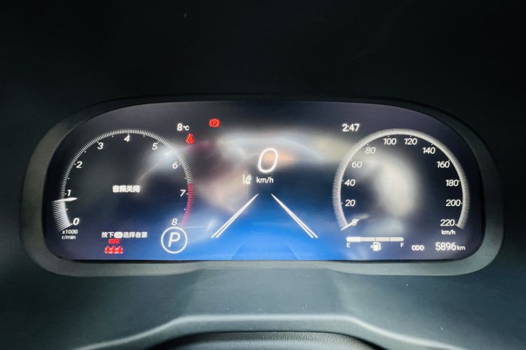 Used Toyota Wildlander 2023 2.0L CVT Four-Wheel Drive Luxury PLUS Edition Odometer Close Up
