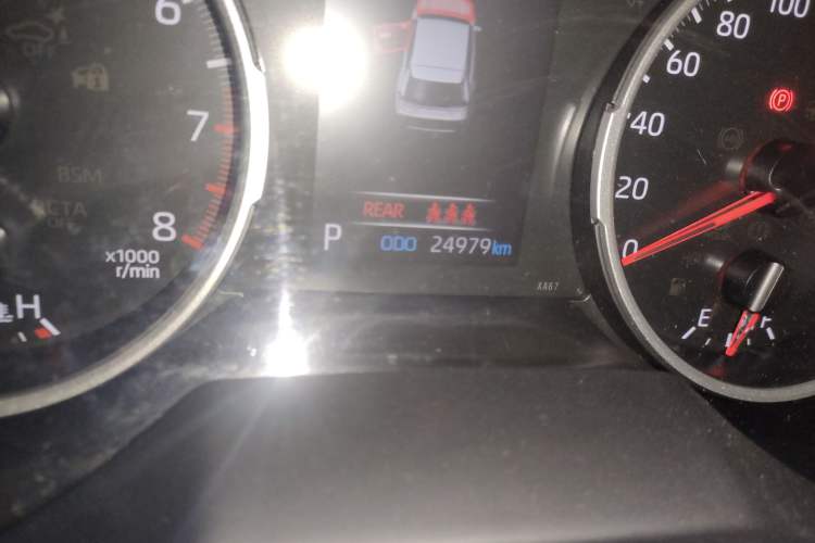 Used Toyota Wildlander 2023 2.0L CVT Two-Wheel Drive Urban Edition Odometer Close Up