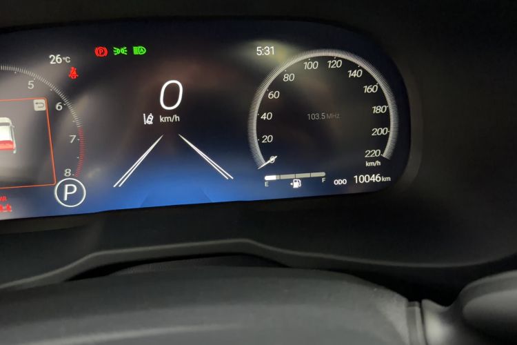Used Toyota Wildlander 2024 2.0L CVT Two-Wheel Drive Luxury PLUS Edition Odometer Close Up