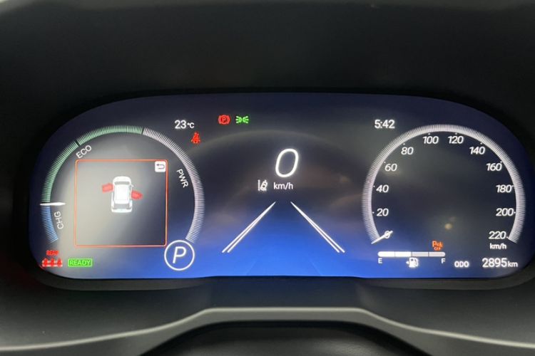 Used Toyota Wildlander 2024 Dual-Motor 2.5L E-CVT Two-Wheel Drive Luxury PLUS Edition Odometer Close Up