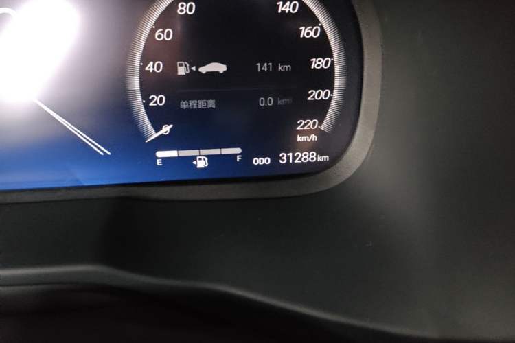 Used Toyota Wildlander 2024 2.0L CVT Two-Wheel Drive Urban Edition Odometer Close Up
