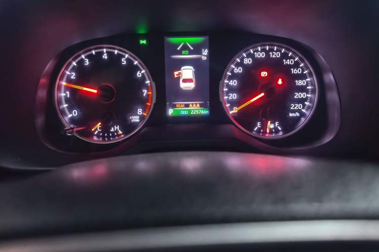 Used Toyota Wildlander 2024 2.0L CVT Two-Wheel Drive Leading Edition Odometer Close Up