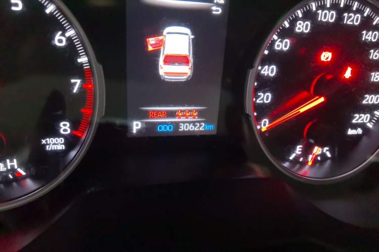 Used Toyota Wildlander 2024 2.0L CVT Two-Wheel Drive Leading Edition Odometer Close Up