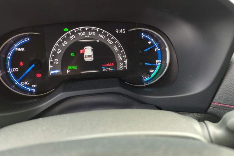 Used Toyota Wildlander New Energy 2021 High-Performance Edition 2.5L Two-Wheel Drive Powerful Version Odometer Close Up