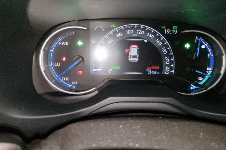 Used Toyota Wildlander New Energy 2021 High-Performance Edition 2.5L Two-Wheel Drive Powerful Version Odometer Close Up