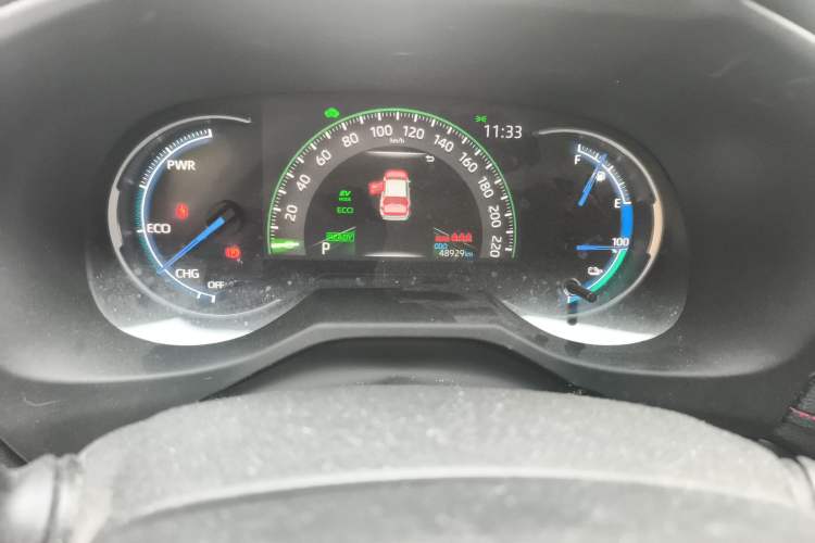Used Toyota Wildlander New Energy 2021 High-Performance Edition 2.5L Two-Wheel Drive Powerful Version Odometer Close Up