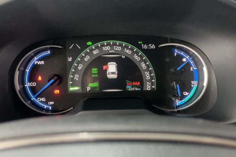 Used Toyota Wildlander New Energy 2021 High-Performance Edition 2.5L Two-Wheel Drive Powerful Version Odometer Close Up