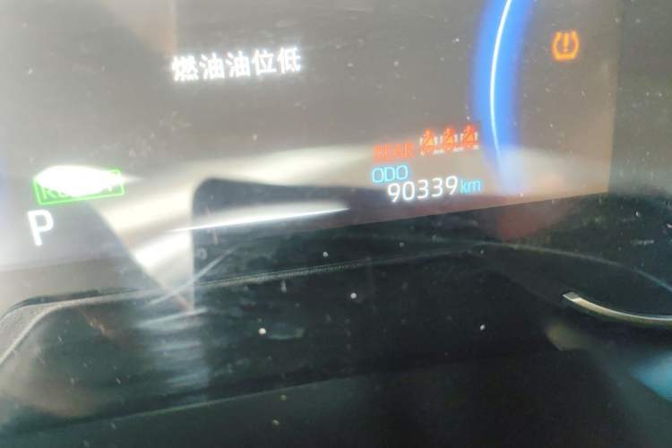 Used Toyota Wildlander New Energy 2021 High-Performance Edition 2.5L Two-Wheel Drive Powerful Version Odometer Close Up