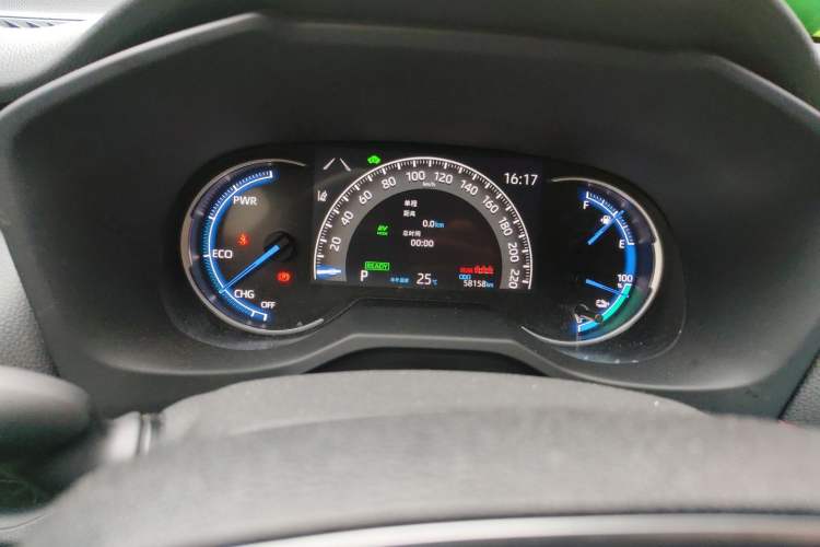 Used Toyota Wildlander New Energy 2021 High-Performance Edition 2.5L Two-Wheel Drive Powerful Version Odometer Close Up