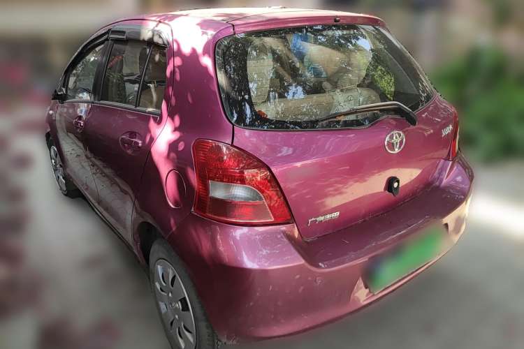 Used Toyota Yaris 2009 1.6E Automatic Comfort Edition Rear Left 45 Deg