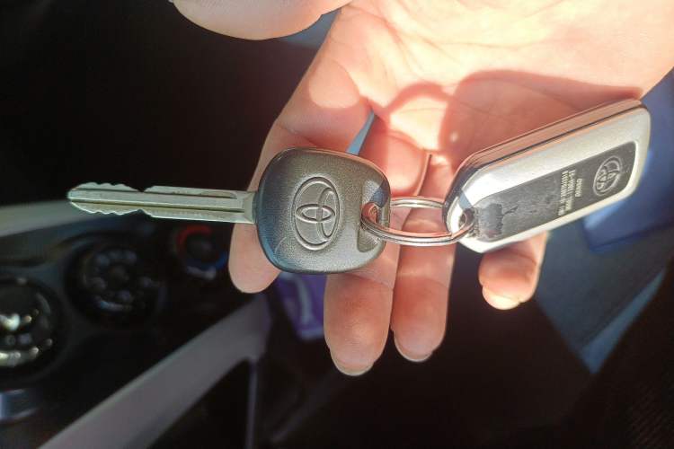 Used Toyota Yaris 2011 1.6E Automatic Charm Edition Vehicle Key
