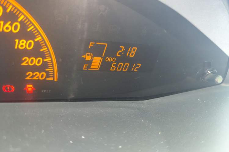 Used Toyota Yaris 2011 1.6E Manual Charm Edition Odometer Close Up