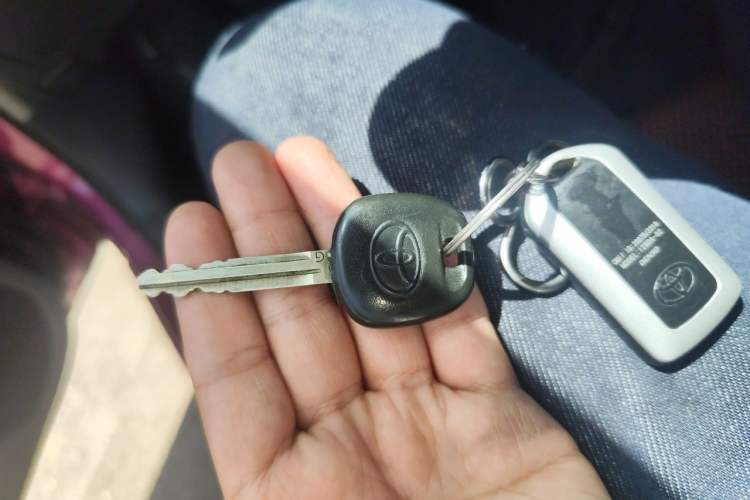 Used Toyota Yaris 2011 1.6E Manual Charm Edition Vehicle Key