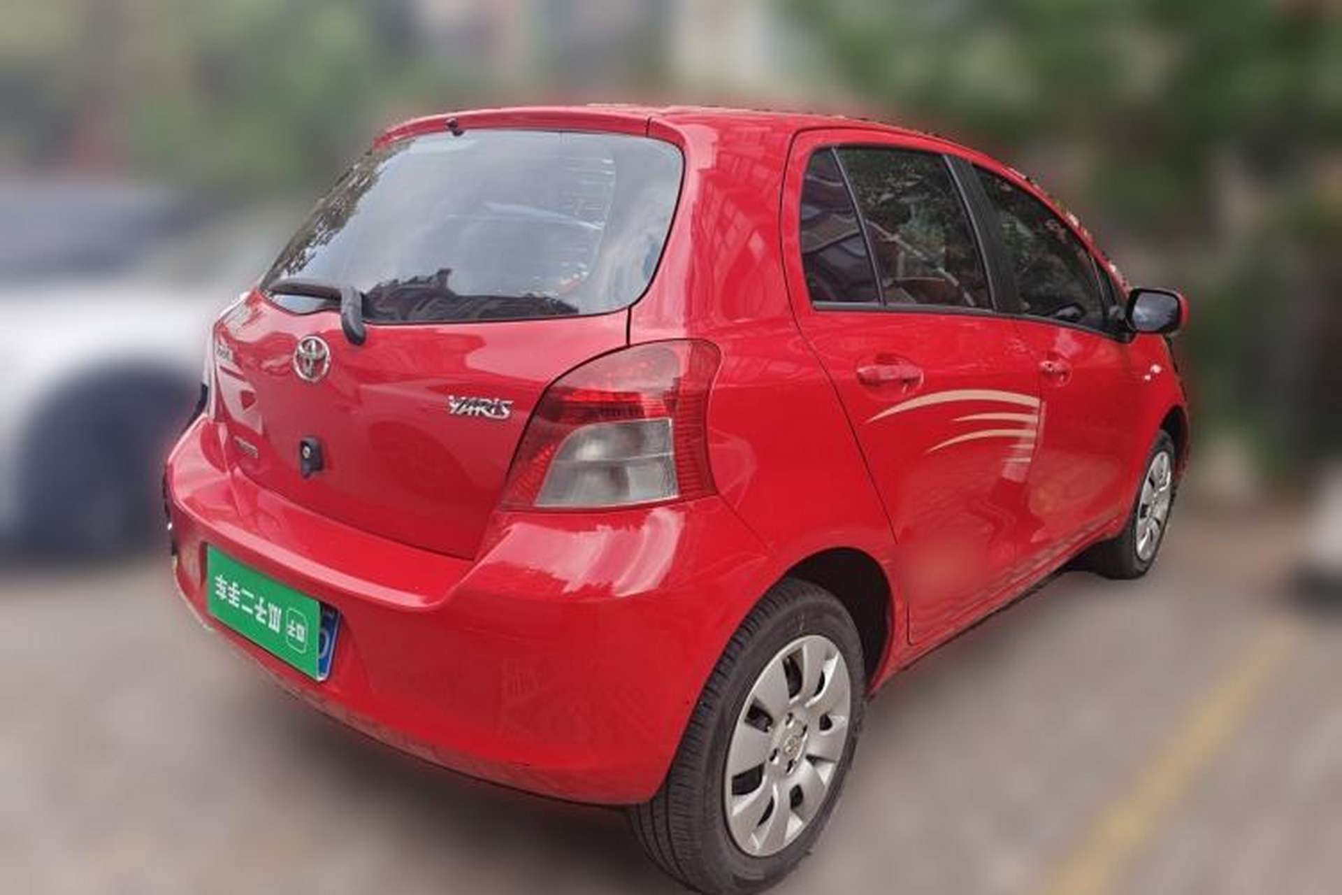 Used Toyota Yaris 2011 1.6E Automatic Charm Edition Rear Right 45 Deg