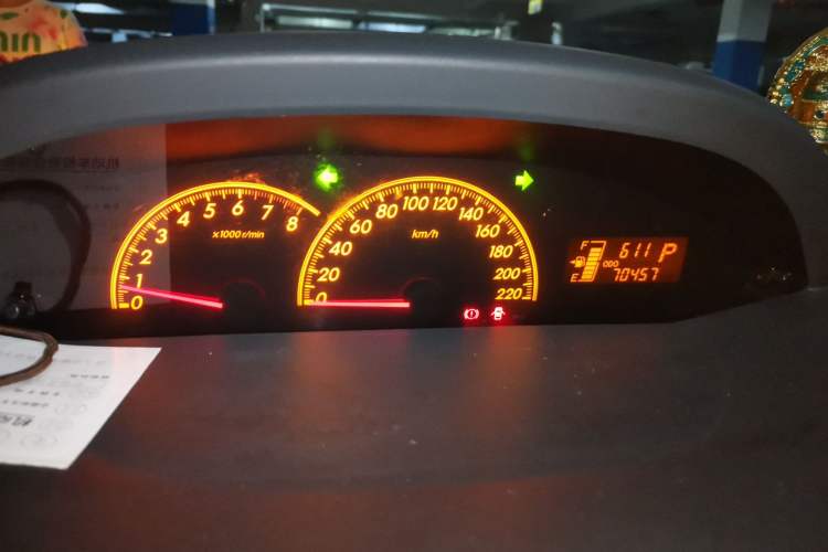 Used Toyota Yaris 2011 1.6E Automatic Charm Edition Instrument Cluster