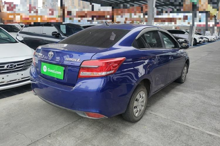 Used Toyota YARiS L Zhi Xiang 2017 1.3E Manual Charm Edition Rear Right 45 Deg
