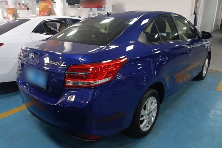 Used Toyota YARiS L Zhi Xiang 2017 1.5G CVT Xuan Dong Skyroof Edition Rear Right 45 Deg