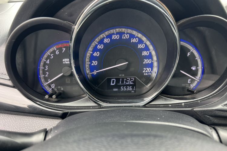 Used Toyota YARiS L Zhi Xiang 2017 1.5G CVT Xuan Dong Skyroof Edition Odometer Close Up