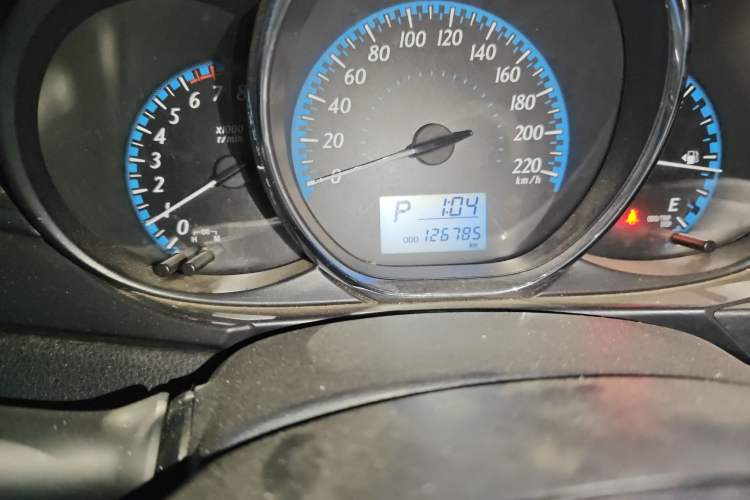 Used Toyota YARiS L Zhi Xiang 2017 1.5E CVT Dynamic Edition Odometer Close Up
