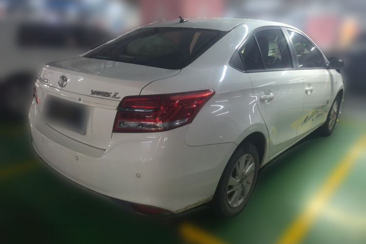 Used Toyota YARiS L Zhi Xiang 2017 1.5G CVT Xuan Dong Skyroof Edition Rear Right 45 Deg