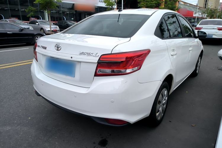 Used Toyota YARiS L Zhi Xiang 2017 1.5E CVT Dynamic Edition Rear Right 45 Deg