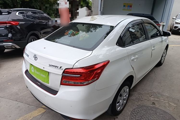 Used Toyota YARiS L Zhi Xiang 2017 1.5E CVT Dynamic Edition Rear Right 45 Deg