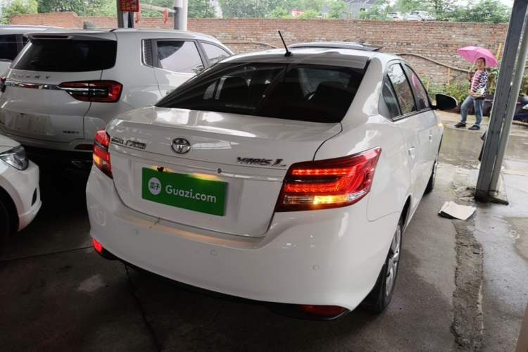 Used Toyota YARiS L Zhi Xiang 2017 1.5E CVT Dynamic Edition Rear Right 45 Deg