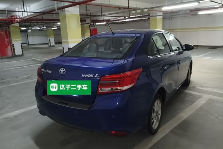 Used Toyota YARiS L Zhi Xiang 2019 1.5E CVT Dynamic Edition China VI compliant Rear Right 45 Deg