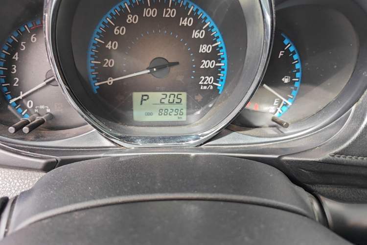 Used Toyota YARiS L Zhi Xiang 2019 1.5E CVT Dynamic Edition China VI compliant Odometer Close Up