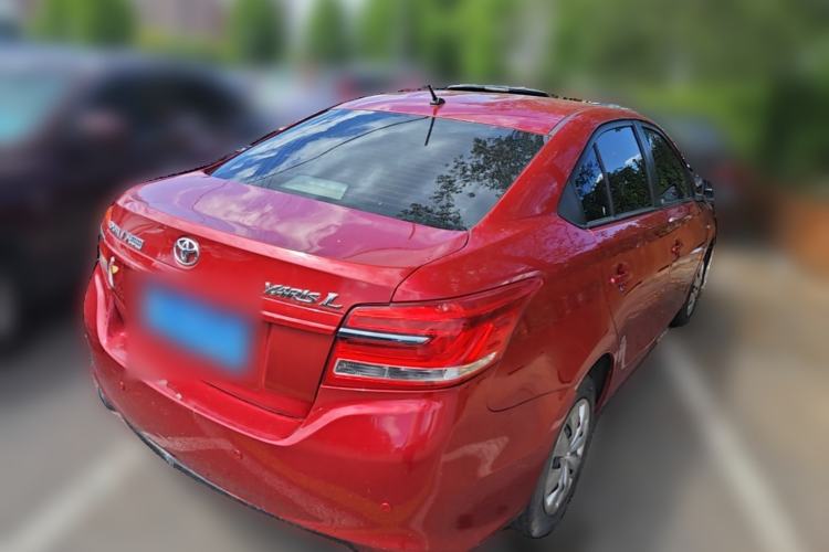 Used Toyota YARiS L Zhi Xiang 2019 1.5E CVT Dynamic Edition China VI compliant Rear Right 45 Deg