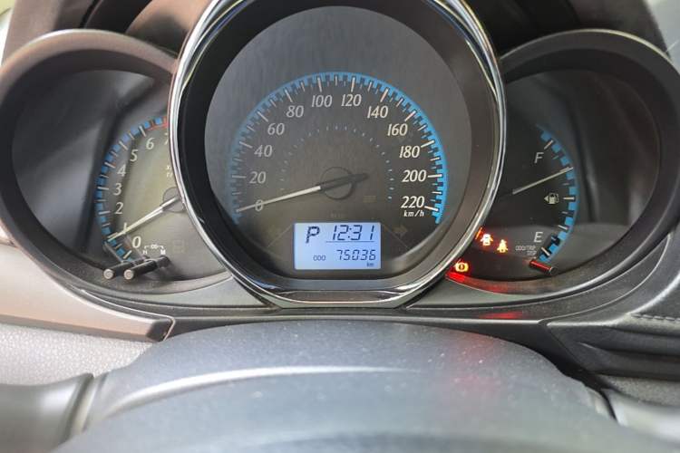 Used Toyota YARiS L Zhi Xiang 2019 1.5E CVT Dynamic Edition China VI compliant Odometer Close Up
