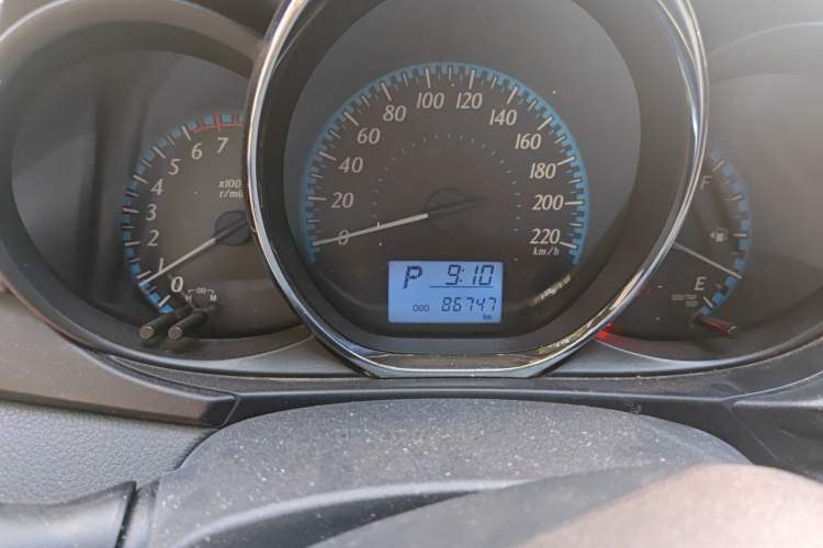 Used Toyota YARiS L Zhi Xiang 2019 1.5E CVT Dynamic Edition China VI compliant Odometer Close Up