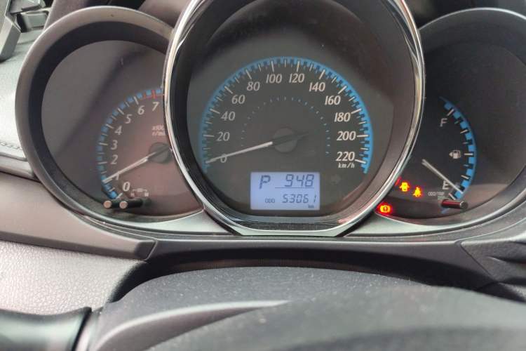 Used Toyota YARiS L Zhi Xiang 2019 1.5E CVT Dynamic Edition China VI compliant Odometer Close Up
