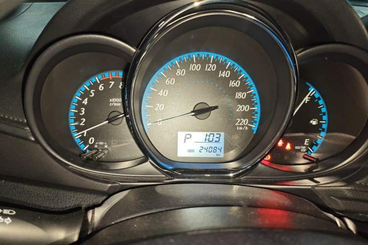 Used Toyota YARiS L Zhi Xiang 2019 1.5E CVT Dynamic Edition China VI compliant Odometer Close Up