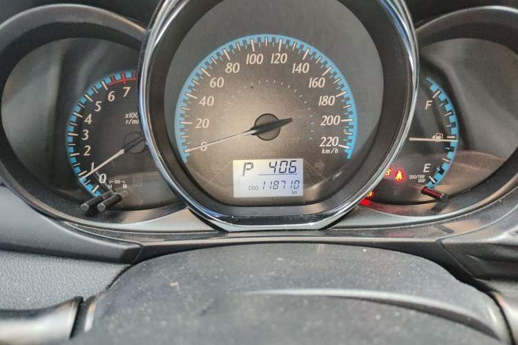 Used Toyota YARiS L Zhi Xiang 2019 1.5E CVT Dynamic Edition China VI compliant Odometer Close Up