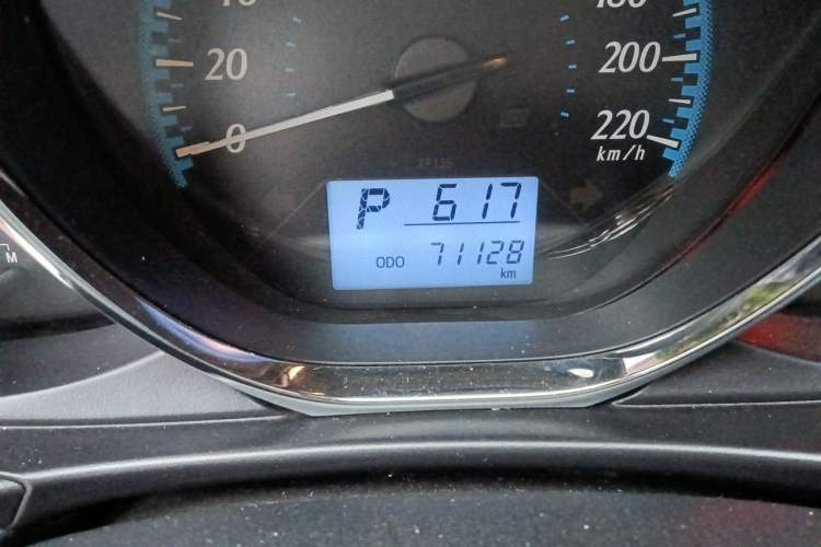 Used Toyota YARiS L Zhi Xiang 2019 1.5E CVT Dynamic Edition China VI compliant Odometer Close Up