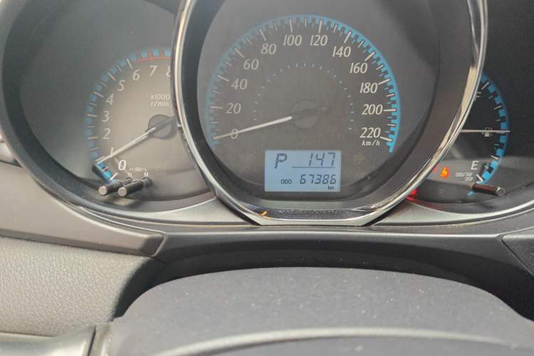 Used Toyota YARiS L Zhi Xiang 2019 1.5E CVT Dynamic Edition China VI compliant Odometer Close Up