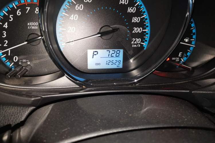 Used Toyota YARiS L Zhi Xiang 2019 1.5E CVT Dynamic Edition China VI compliant Odometer Close Up