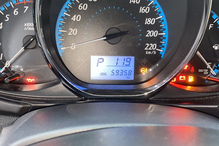 Used Toyota YARiS L Zhi Xiang 2019 1.5E CVT Dynamic Edition China VI compliant Odometer Close Up