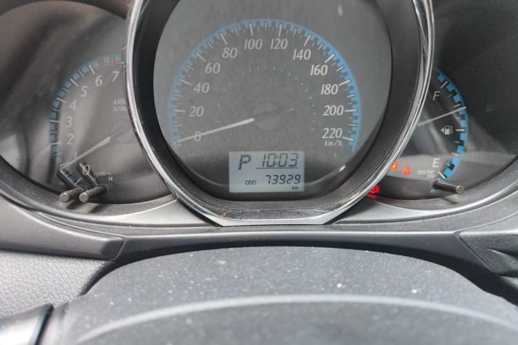 Used Toyota YARiS L Zhi Xiang 2019 1.5E CVT Dynamic Edition China VI compliant Odometer Close Up