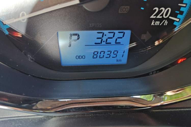 Used Toyota YARiS L Zhi Xiang 2019 1.5E CVT Dynamic Edition China VI compliant Odometer Close Up