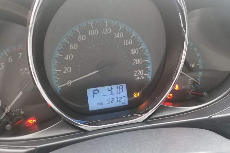 Used Toyota YARiS L Zhi Xiang 2019 1.5E CVT Dynamic Edition China VI compliant Odometer Close Up