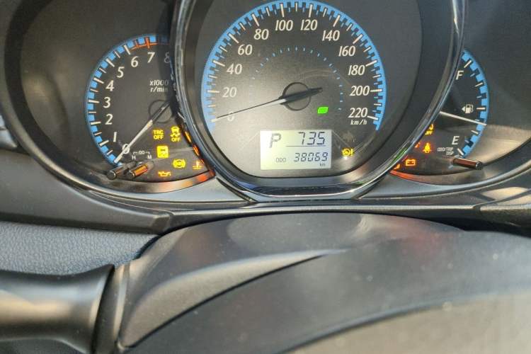 Used Toyota YARiS L Zhi Xiang 2019 1.5E CVT Dynamic Edition China VI compliant Odometer Close Up